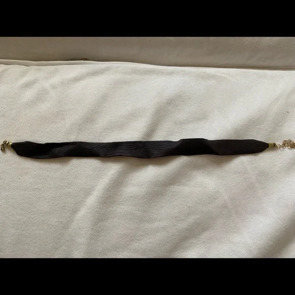 Planet Blue brown leather choker - Picture 3 of 4
